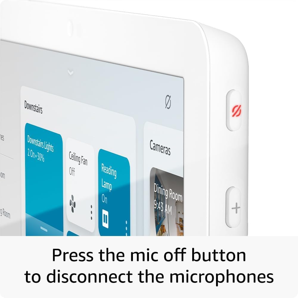 like new amazon echo hub | 8” smart home control panel with alexa | compatible with thousands of devices