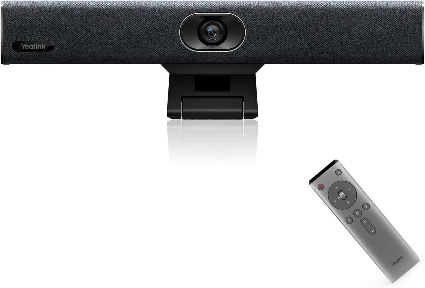 yealink 4k usb video conference camera 120° wide angle, microphone, speaker, auto framing, for pc meetings, microsoft teams & zoom