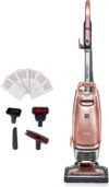 kenmore bu4050 intuition bagged upright vacuum, liftup cleaner with hair eliminator brushroll, pet handi mate for carpet, hard floor, rose gold