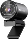 emeet s600 4k webcam for streaming sony 1/2.5'' sensor, pdaf autofocus, 1080p@60fps, 2 noise reduction mics, built in privacy cover, 73° fov, streaming camera for live commerce/gaming/beauty