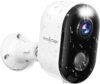 security cameras wireless outdoor, battery powered 2k color night vision, ai motion detection spotlight siren, ip66 weatherproof, 2 way talk, sd/cloud storage, 2.4ghz wifi cameras for home security