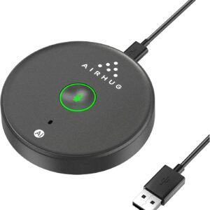 usb microphone no speaker,desktop computer mic, mute button with led indicator,ai noise reduction,plug & play omnidirectional condenser pc laptop mics,for online calls/class/recording video