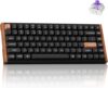 keychron k2 he rapid trigger wireless custom mechanical keyboard with hall effect gateron double rail magnetic switch, qmk 2.4 ghz bluetooth 5.2 rgb compatible with mac windows linux (aluminum + wood)