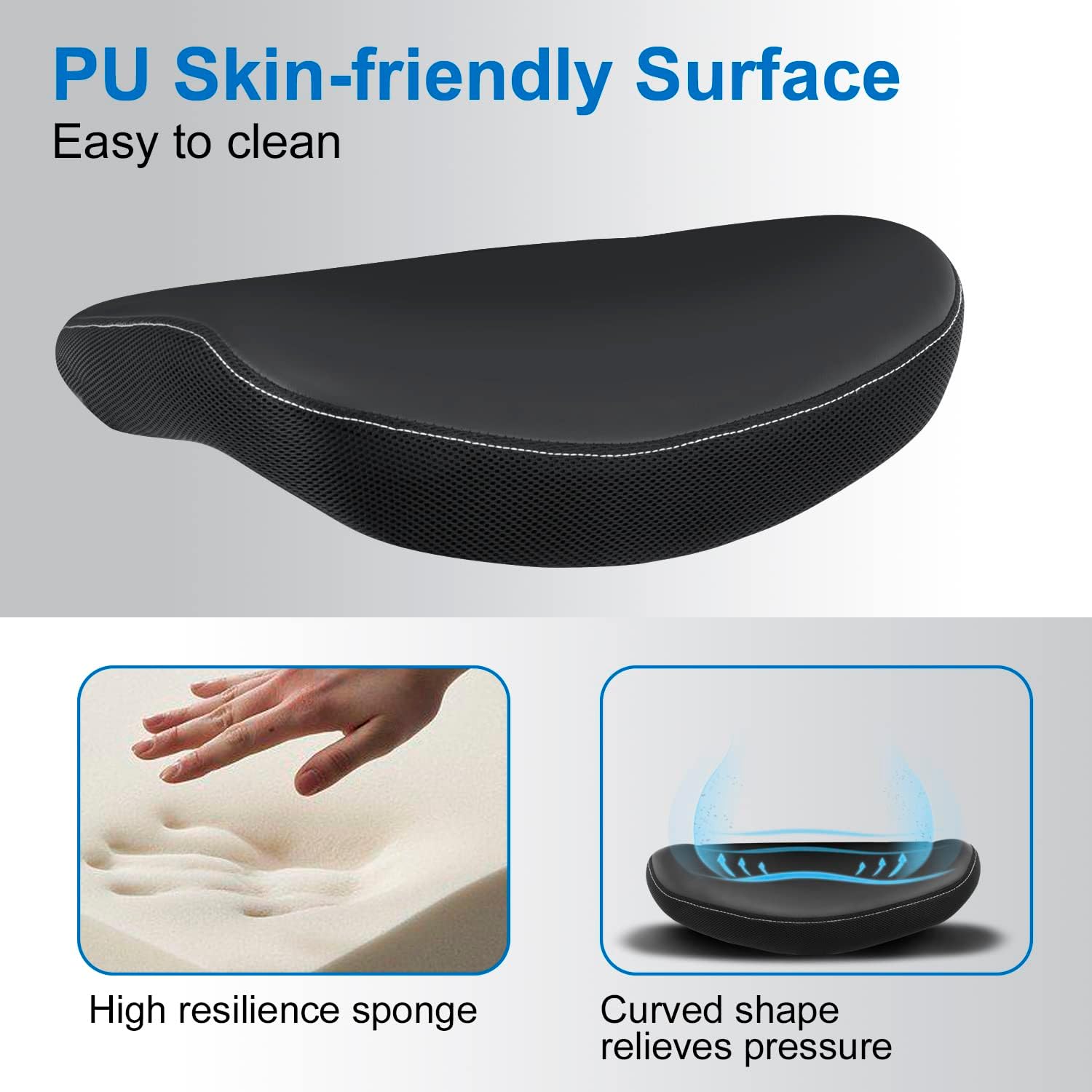 office chair ergonomic desk chair, computer pu leather home office chair, swivel mesh back adjustable lumbar support flip up arms executive task chair