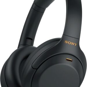 Sony WH-1000XM4 Wireless Premium Noise Canceling Overhead Headphones with Mic for Phone-Call and Alexa Voice Control, Black WH1000XM4