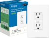 tp link tapo smart plug p210m, wi fi in wall outlet, matter compatible, energy monitoring, 15a/1800w max, works with alexa, apple home, google home, smartthings, voice/remote control, etl certified