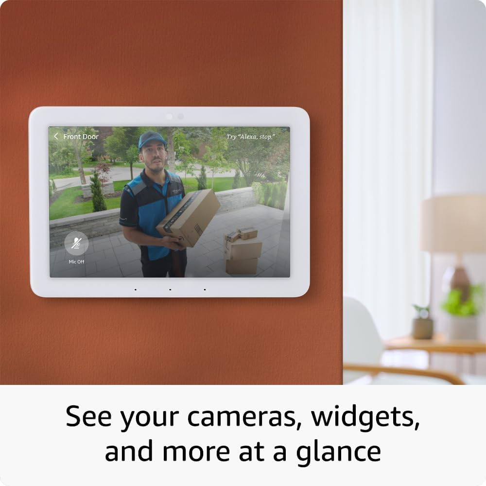 like new amazon echo hub | 8” smart home control panel with alexa | compatible with thousands of devices