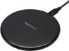 amazon basics 15w qi certified wireless charging pad for iphone 16/15/14/13/12/11/x, samsung and more, with usb cable, black