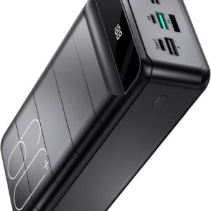 portable charger power bank 60000mah fast charging 22.5w pd4.0 & qc 4.0 with usb c battery pack charger portable high capacity portable phone charger power bank for iphone, samsung, galaxy, travel