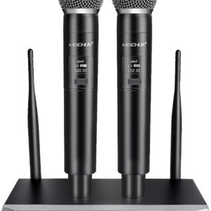 wireless microphone, professional cordless dynamic wireless microphone system, microfono inalambrico professional,100ft range, suitable for dj, church, karaoke, home and ktv (ka 328)