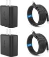 2025 new 45w super fast charger type c usb c android charger with c to c 6ft long type c fast charging cable 2pack for samsung galaxy s25/s25+/s25 ultra/s24/s24+/s24 ultra/s23/s23+/s23 ultra/s22/s21