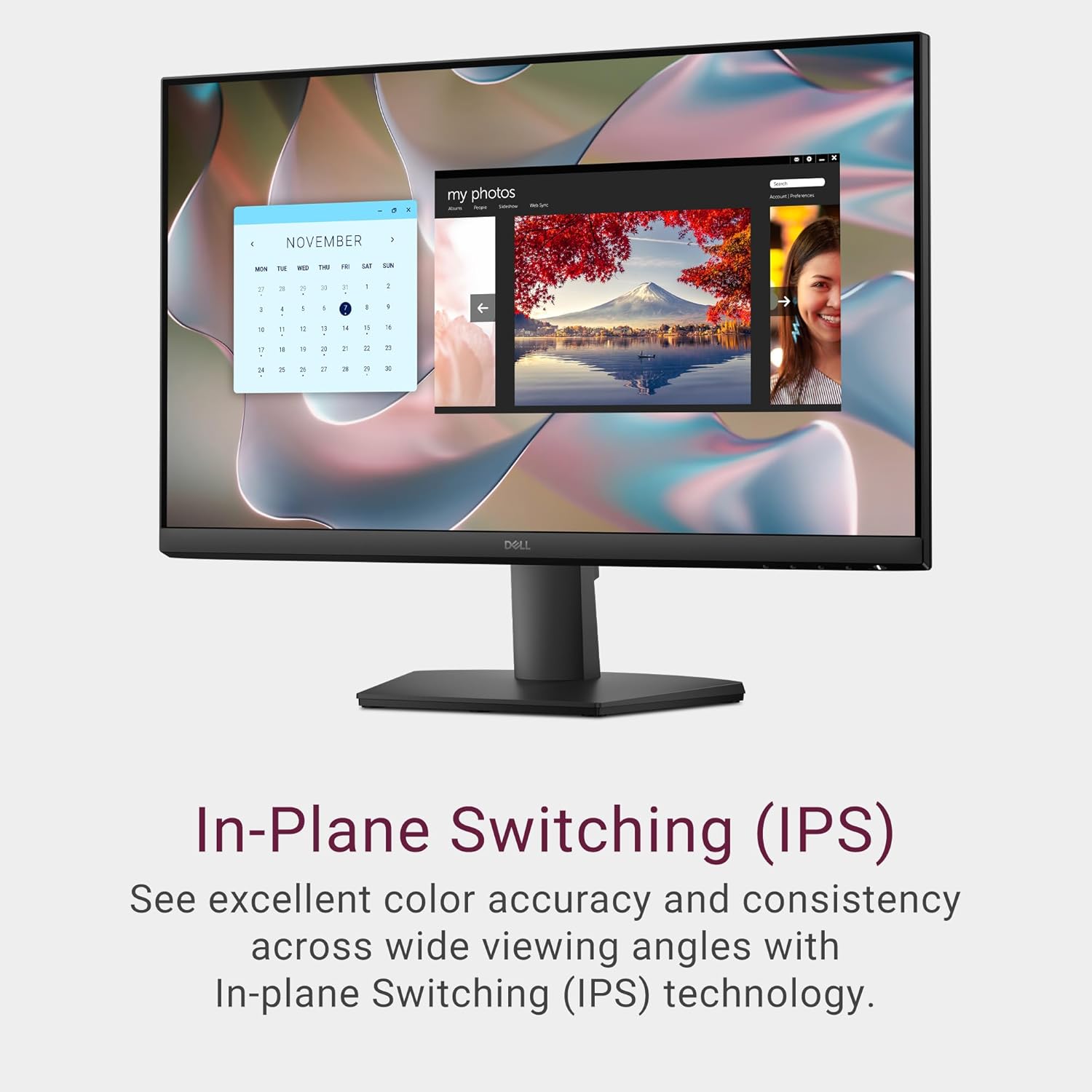 dell 24 monitor se2425hm 23.8 inch full hd (1920x1080) 16:9 100hz display, ips panel, 16.70 million colors, anti glare, 1 hdmi / 1 vga port, tÜv rheinland 3 star*, comfortview plus black