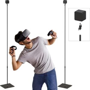 skywin vr tripod stand compatible with steamvr base station 2.0, base station, and oculus rift constellation (only stand)