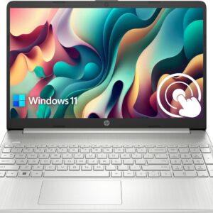hp pavilion 15.6" hd touchscreen anti glare laptop, 16gb ram, 1tb ssd storage, intel core processor up to 4.1ghz, up to 11 hours long battery life, type c, hdmi, windows 11 home, silver