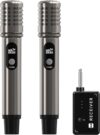 wireless microphones, microphone with one to one chip connection and rechargeable receiver, 40h duration, 200ft range receiving, less latency, metal construction microphone for singing