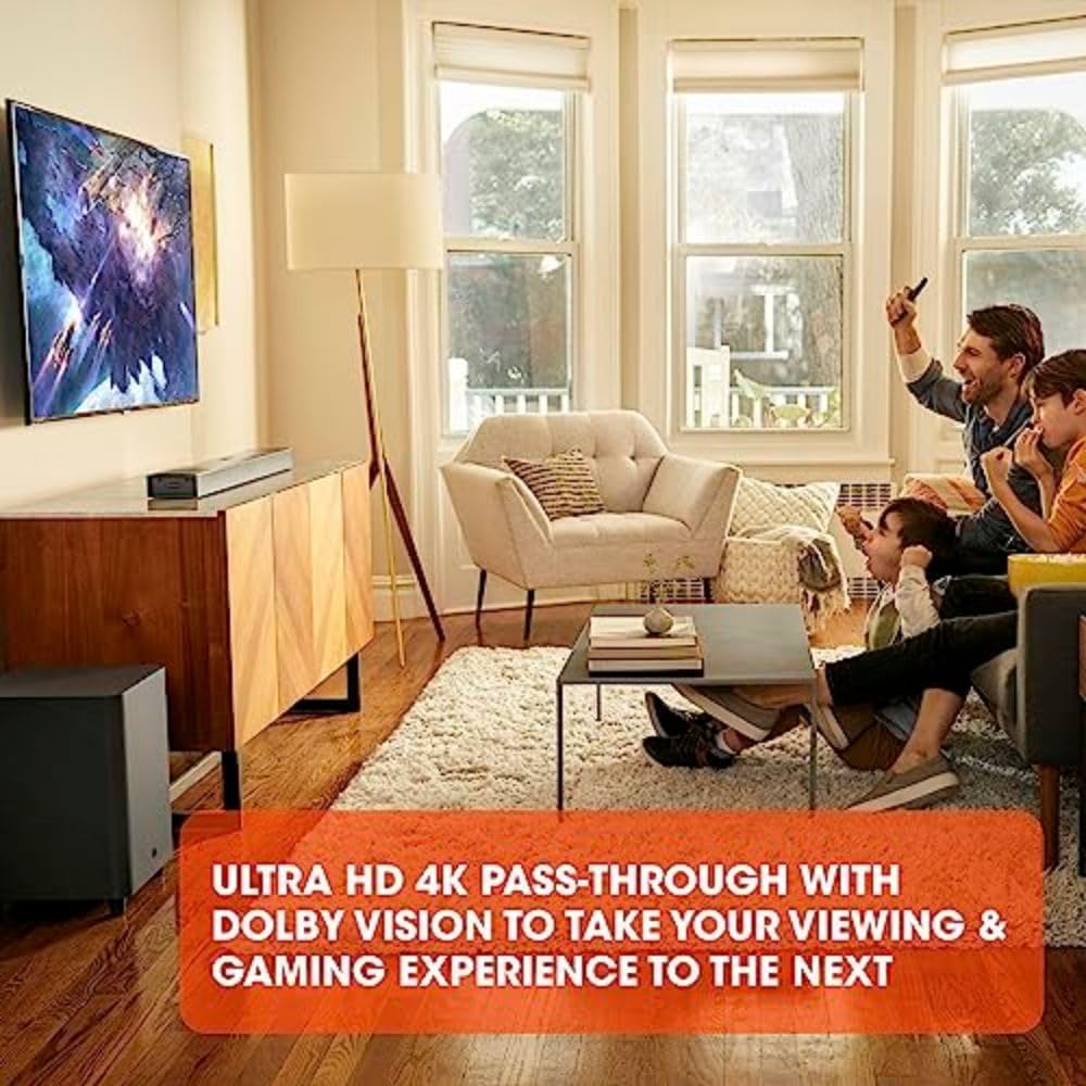 jbl bar 9.1 channel soundbar system with surround speakers and dolby atmos, black