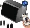 wifi smart camera charger with premium wide angle 160° – live remote view – 2.4g/5g wifi – best mini type‑c plug camera for pets & home – real time monitoring ios android app