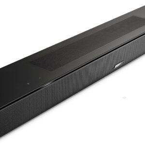 bose smart dolby atmos soundbar, bluetooth soundbar speaker with voice control and amazon alexa built in, works with google assistant capabilities, black
