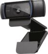 logitech c920x hd pro webcam, full hd 1080p/30fps video, clear audio, hd light correction, pc camera webcam, works with skype, zoom, facetime, pc, laptop, mac, tablet black