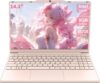 14'' Student Laptop Computer,1080P FHD Display,8GB RAM,512GB SSD,N5095 CPU College Student Pink Laptop,Numeric Keypad,256GB TF Card,Webcam, 5GWiFi, HDMI,Pink