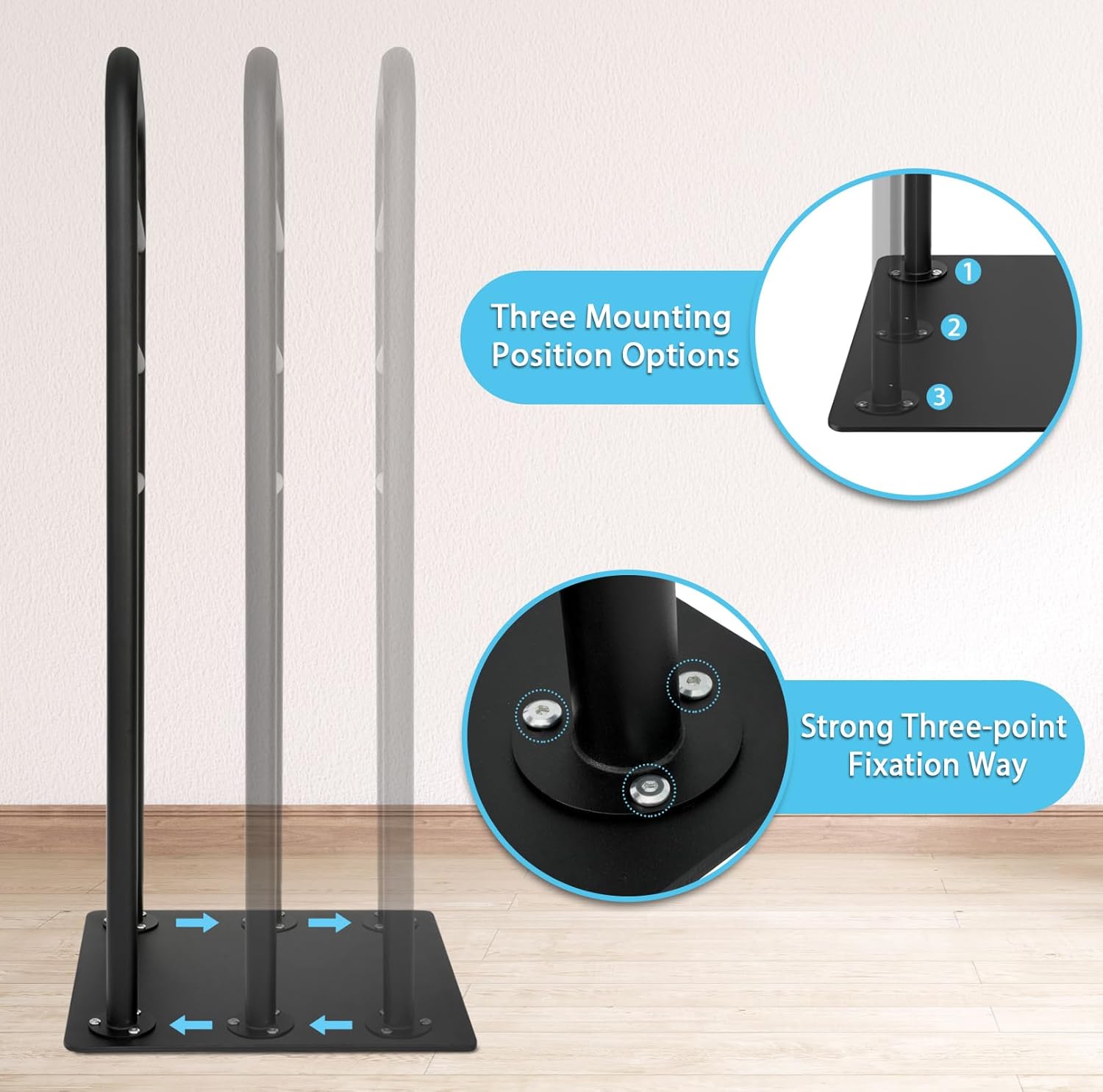 chair & couch stand assist bar, heavy duty stand assist rail with non slip covers, four heights assist bar for seniors, pregnant, adults and other relied on persons