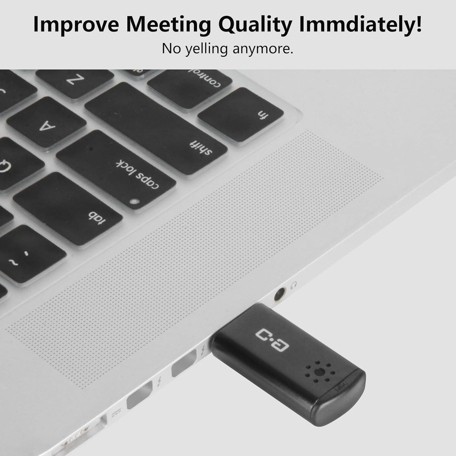usb microphone for laptop and desktop computer, high sensitivity for clear call, plug and play, high gain, cordless mini sized portable, ideal for work & study