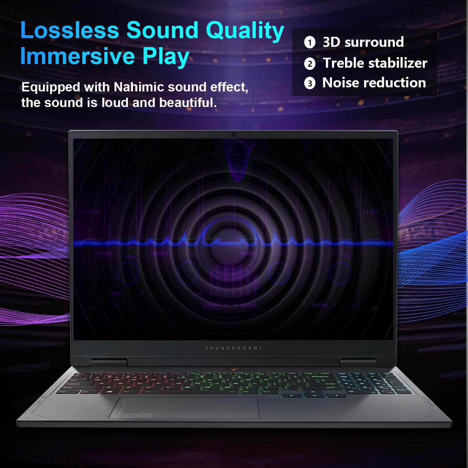 thunderobot radiant 16 4060 2.5k gaming laptop | 16" qhd+ 240hz display | 14th gen core i7 14650hx | geforce rtx 4060 | 32gb ddr5 | 1tb ssd | rgb backlit kb | wi fi 6 | win 11 home | gray