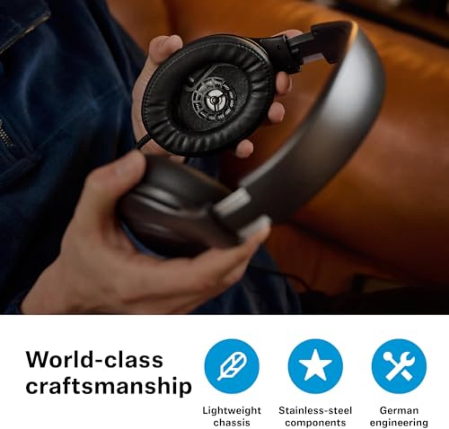 sennheiser hd 620s audiophile closed back wired headphones premium stereo sound with speaker like spatial imaging and optimized surround, black