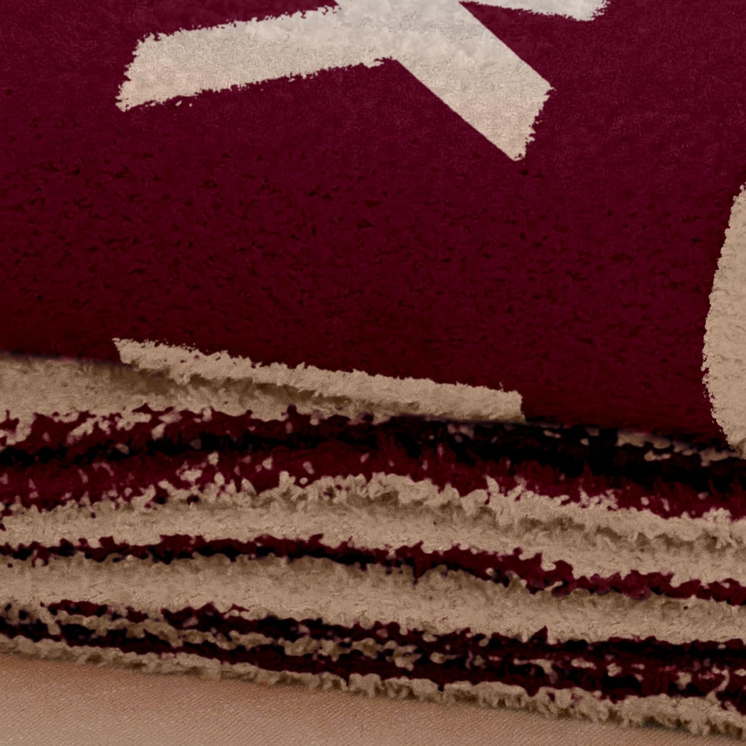 logo brands ncaa luxe dreams blanket ultra soft & cozy plush prime fleece – 60” x 70” – team color logo – durable & warm for tailgating, couch, or game day