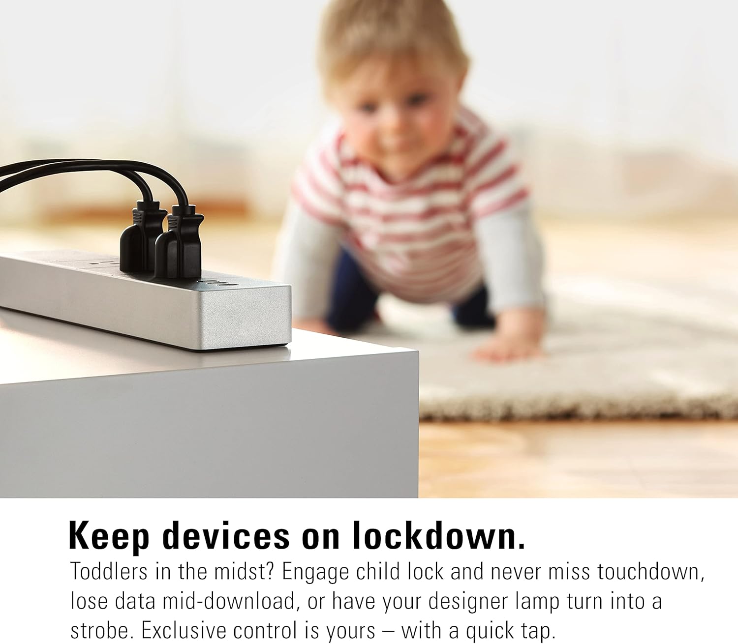 eve energy strip smart triple outlet & power meter for apple home, built in schedules & switches, surge protection, overcurrent protection, overvoltage protection, energy metering