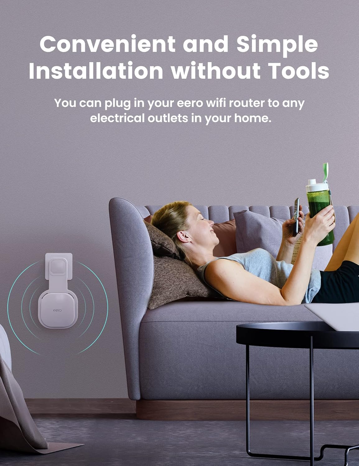 dg direct wall mount holder only for eero 6 router mesh wi fi system,no messy wires,stand bracket for eero 6 extender space saving white 3pcs