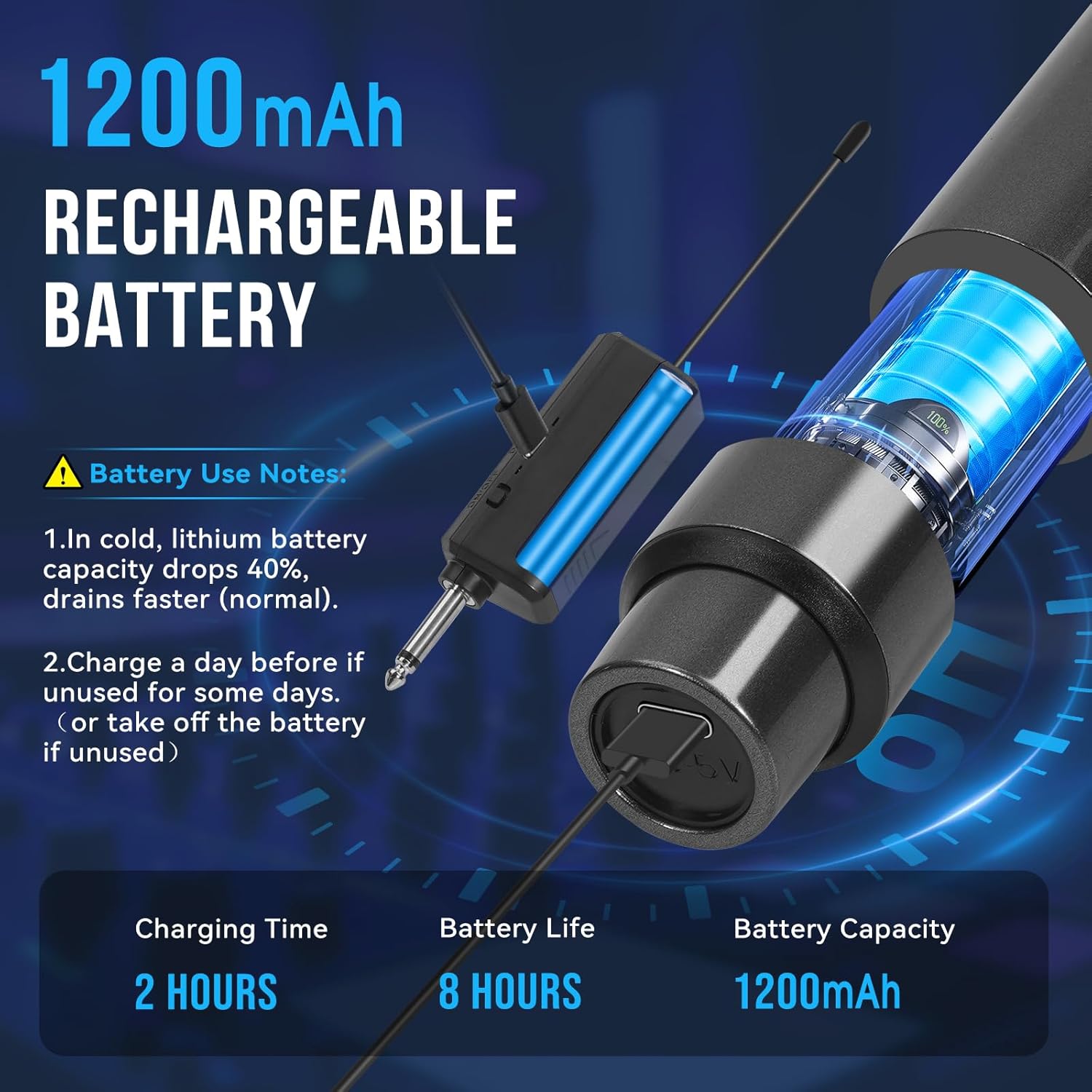 wireless microphones, dual karaoke microphone system, microfonos inalambricos with rechargeable receiver, cordless dynamic mic micro set for singing, wedding, dj, party, speech,red black