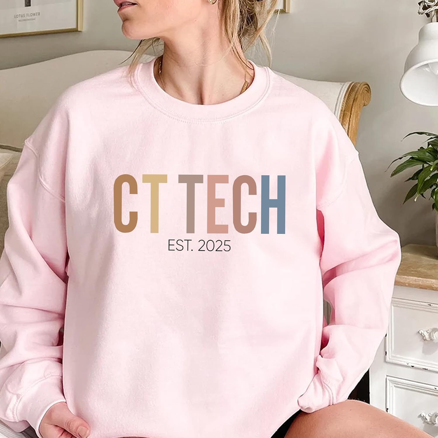 personalized ct tech sweatshirt, custom radiology shirt, ct scan specialist gift, gift for imaging professional