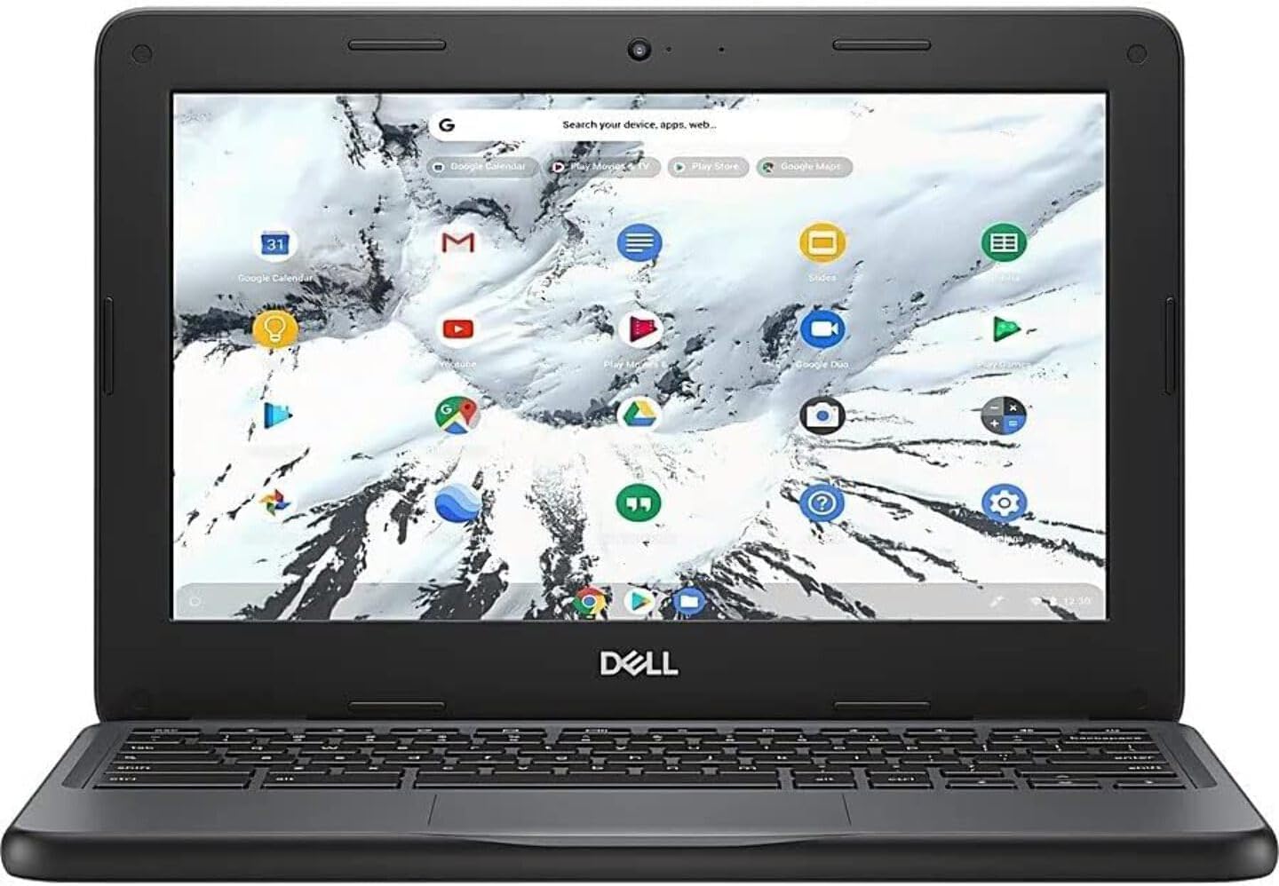 dell 3100 intel celeron n4020 1.1ghz 4gb 32gb webcam 11.6 touchscreen chromebook chrome os vh5h8