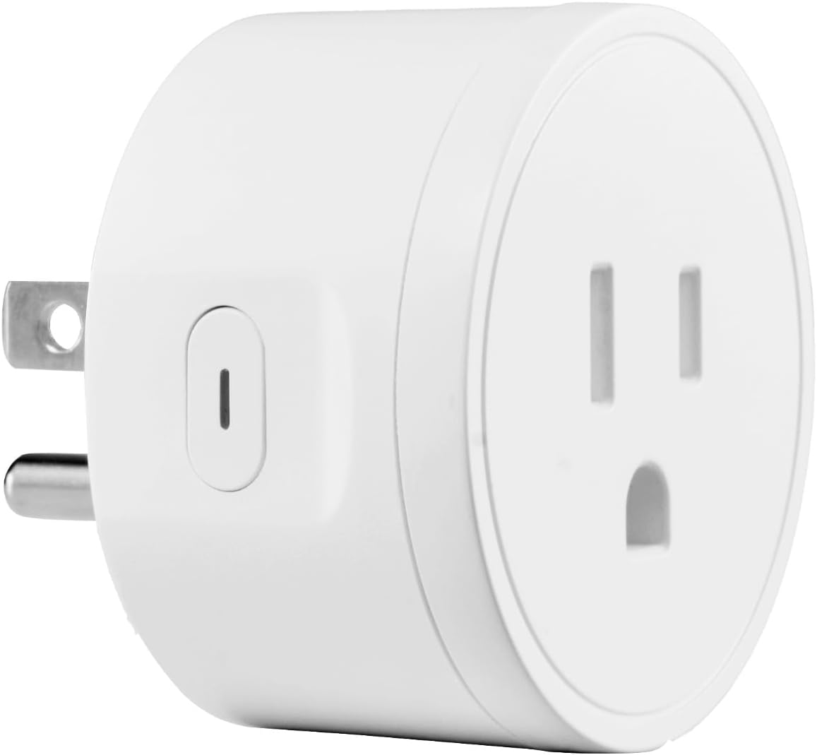 vevor smart plug, wifi smart outlet compatible with alexa and google home, wifi plugs with scheduling, app control & timer function, 2.4ghz wi fi only, 15amp, no hub required, white (4 pack)