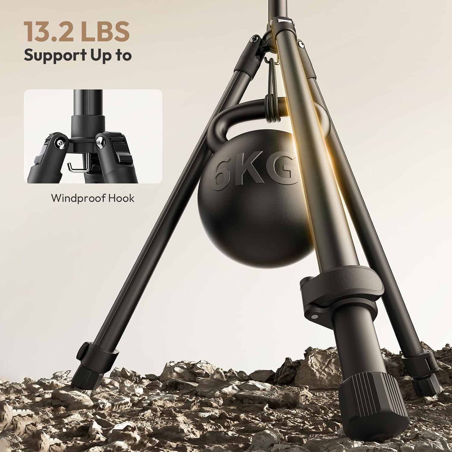 ulanzi t270 light stand 8.8ft/270cm adjustable photography light stand tripod, aluminum portable studio lighting stand for softbox, led video light, reflector, strobe, photo video photography