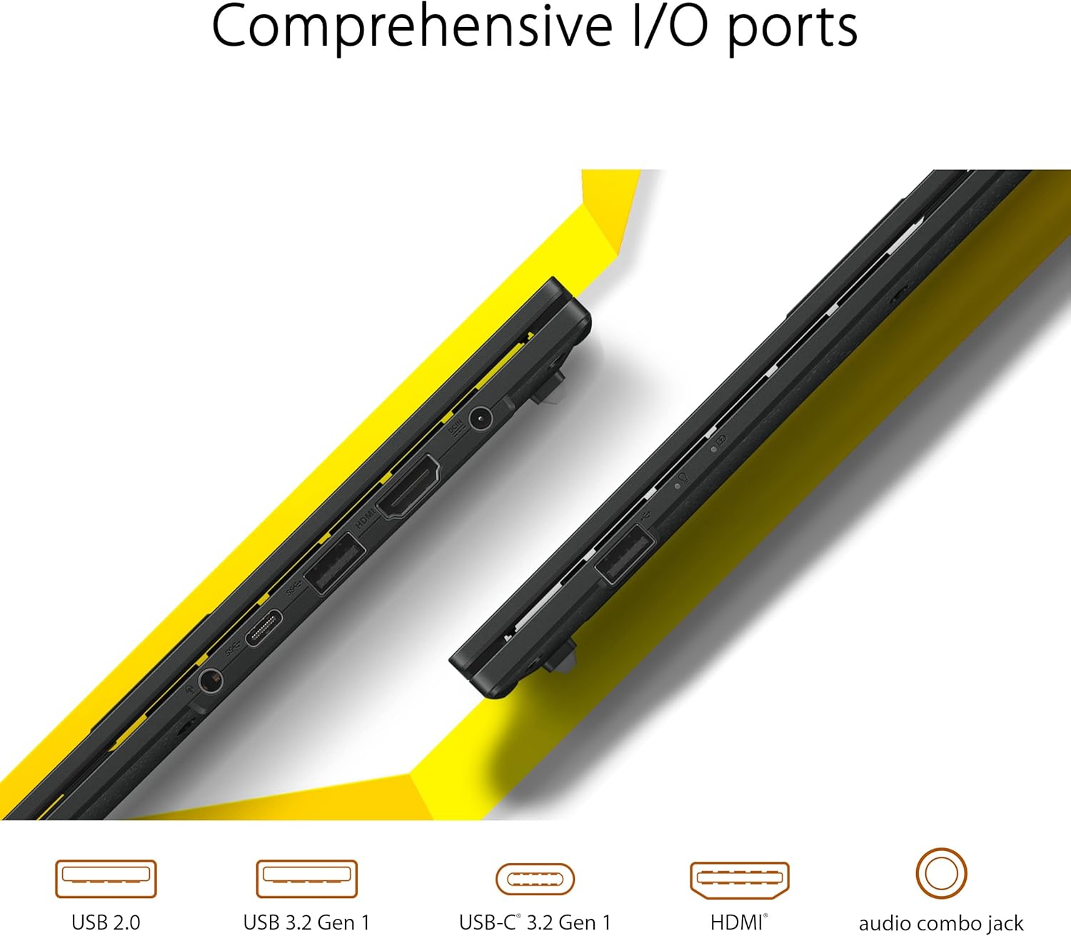 asus vivobook go 15.6” fhd slim laptop, amd ryzen 3 7320u quad core processor, 8gb ddr5 ram, 128gb ssd, windows 11 home, fast charging, webcam sheild, military grade durability, black, e1504fa as33