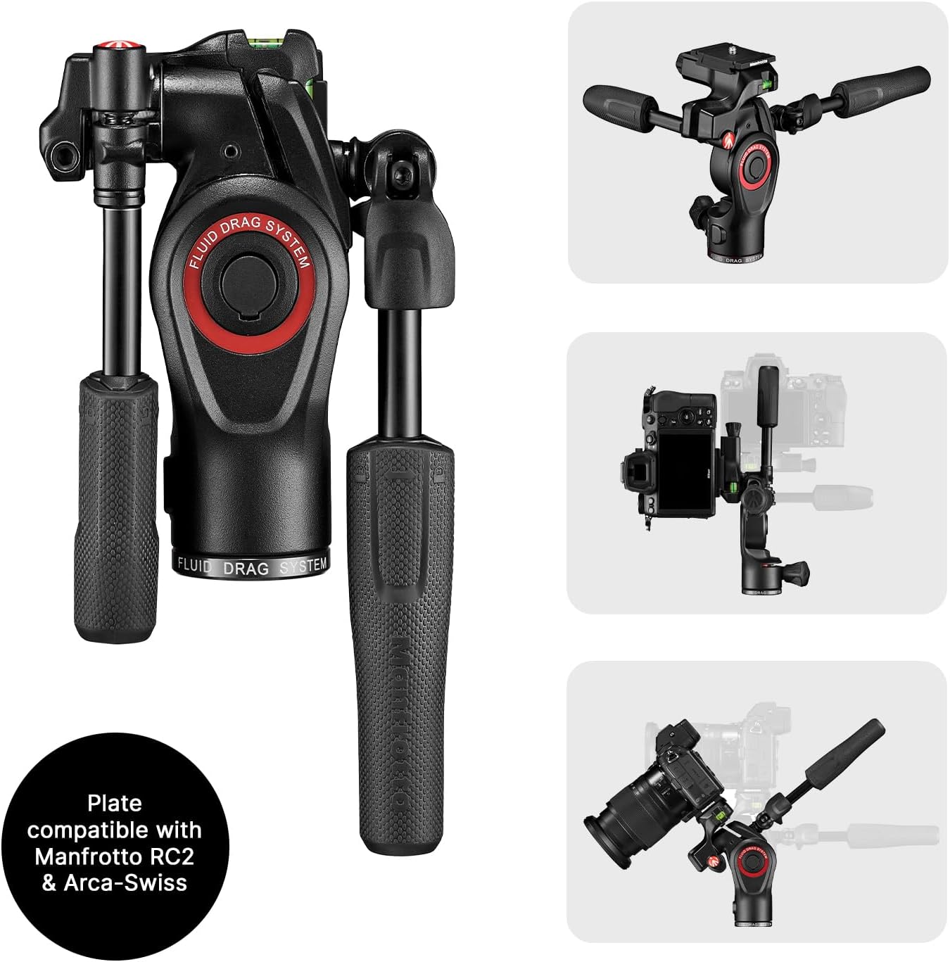 manfrotto befree 3 way live advanced 4 section tripod with befree 3 way live head