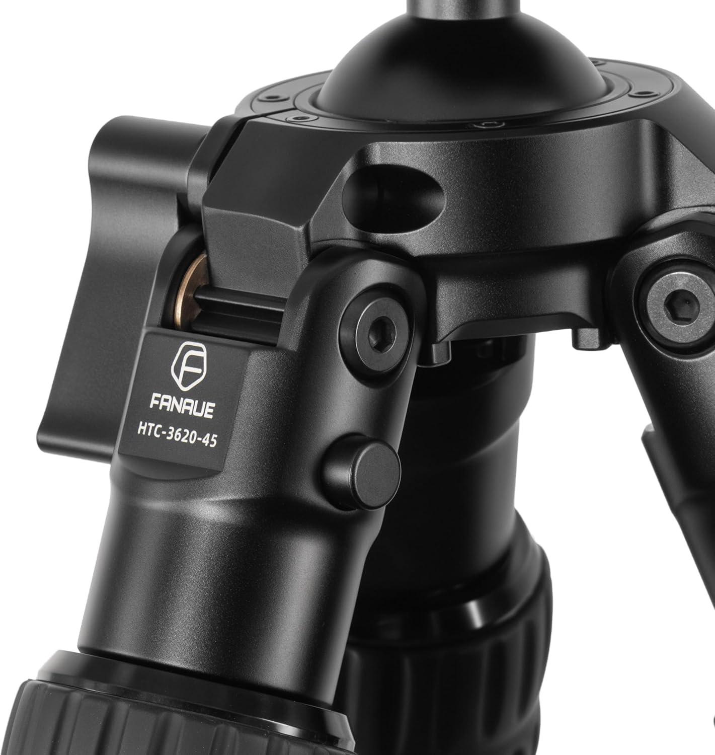 fanaue st 45 carbon fiber tripod for shooting, hunting tripod with arca swiss quick release plate, tripod for photography with 360° rotating ball head adapter, stable rifles rest saddle stand