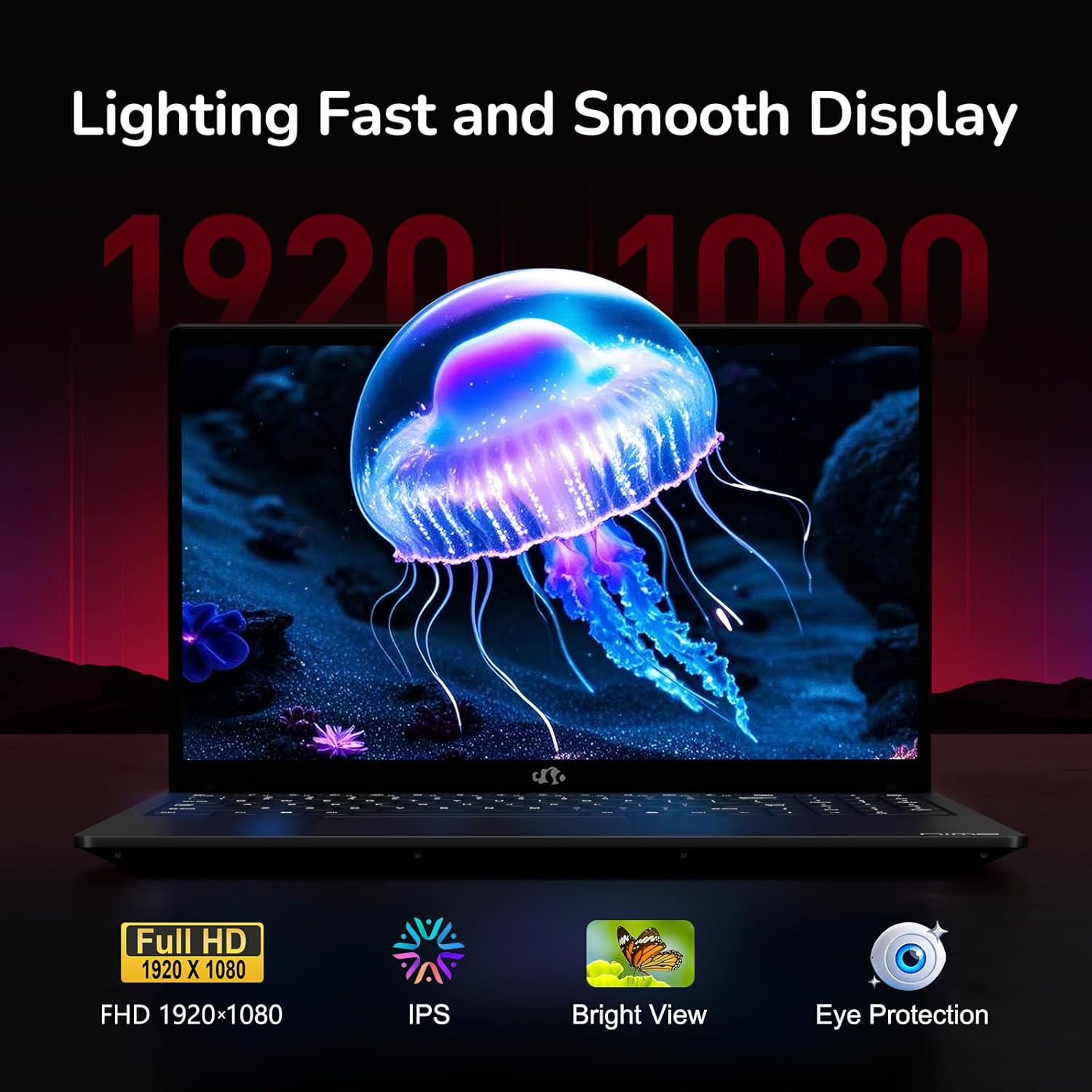nimo 15.6" ips fhd gaming laptop, 8 cores amd ryzen 7 6800h 32gb ddr5 ram 1tb ssd (beat i7 12700h, up to 4.7ghz) amd radeon 680m gpu computer with 100w type c backlit keyboard fingerprint blue