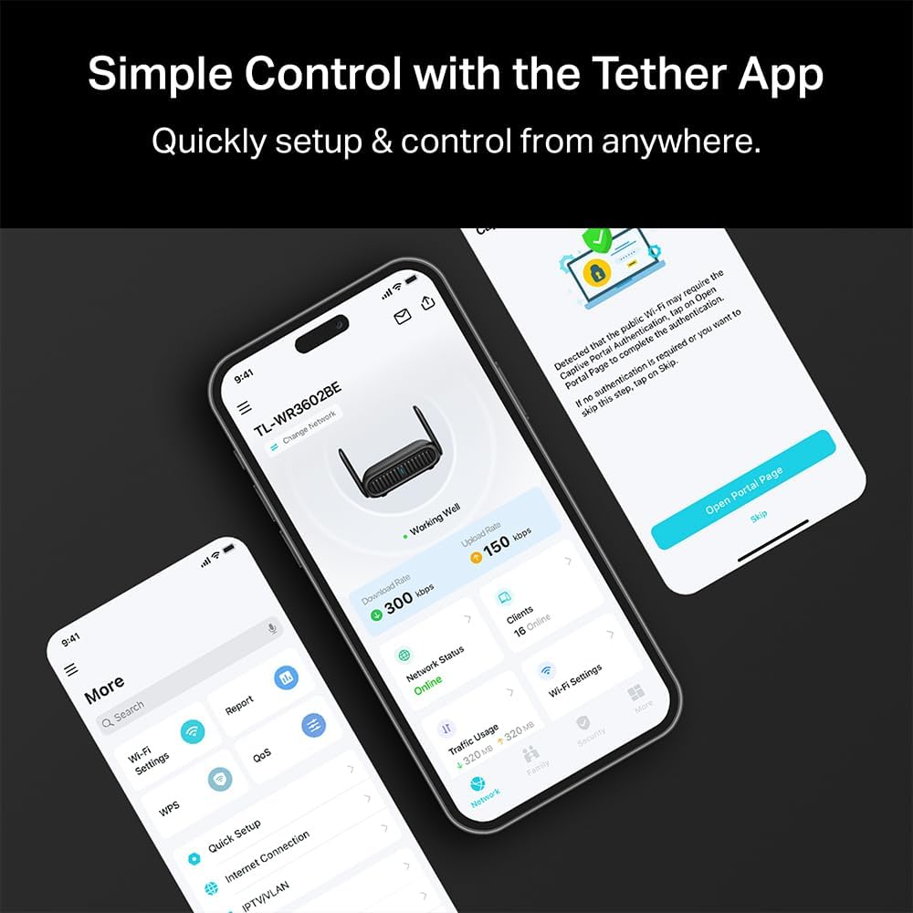 tp link be3600 wi fi 7 portable travel router tl wr3602be | dual band, 2.5 gig port, usb 3.0 | multi modes in one | openvpn, wireguard® | public wifi sharing for hotel/cruise/rv/plane | no 6 ghz
