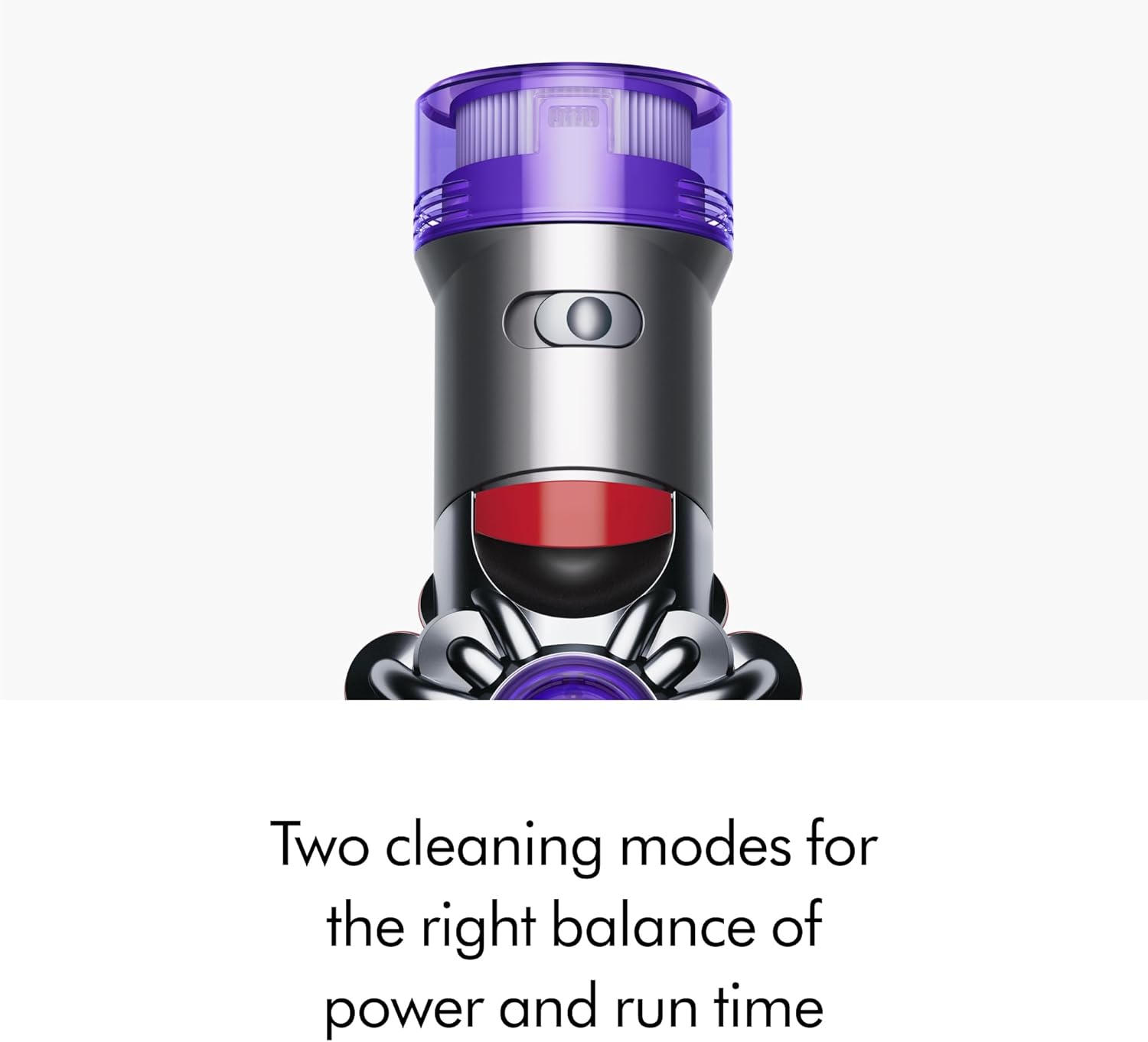 dyson v8 cordless vacuum, cleans hard floors and carpets, detangles, converts to handheld, 115aw, 2 power modes, up to 40 minutes¹