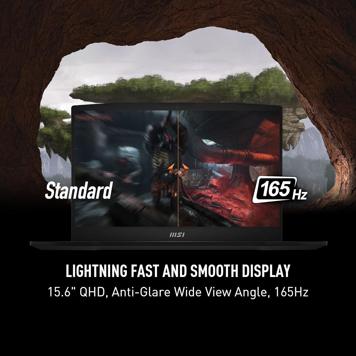 msi katana a15 ai 15.6” 165hz qhd gaming laptop: ryzen 9 8945hs, nvidia geforce rtx 4070, 32gb ddr5, 1tb nvme ssd, cooler boost 5, win 11: black b8vg 450us