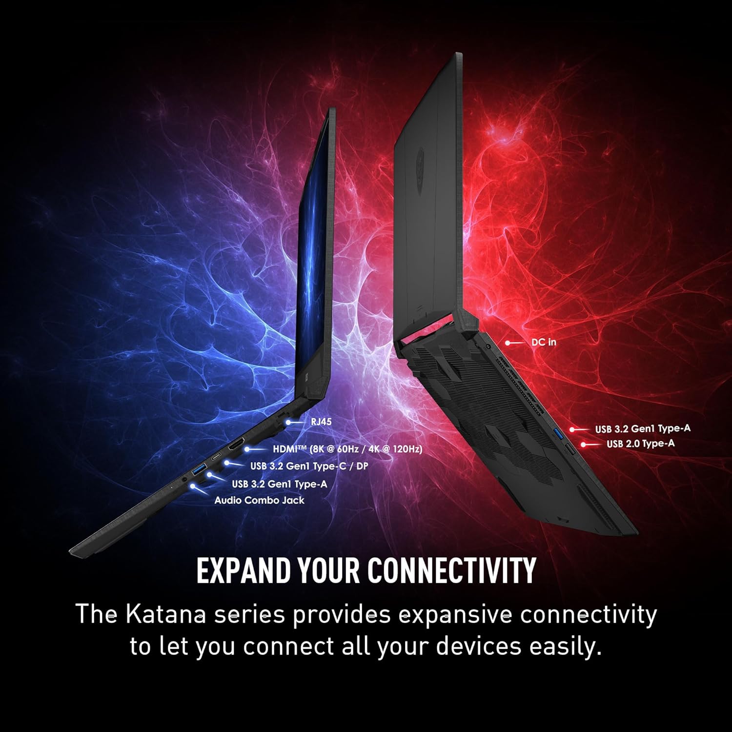 msi katana a15 ai 15.6” 165hz qhd gaming laptop: ryzen 9 8945hs, nvidia geforce rtx 4070, 32gb ddr5, 1tb nvme ssd, cooler boost 5, win 11: black b8vg 450us