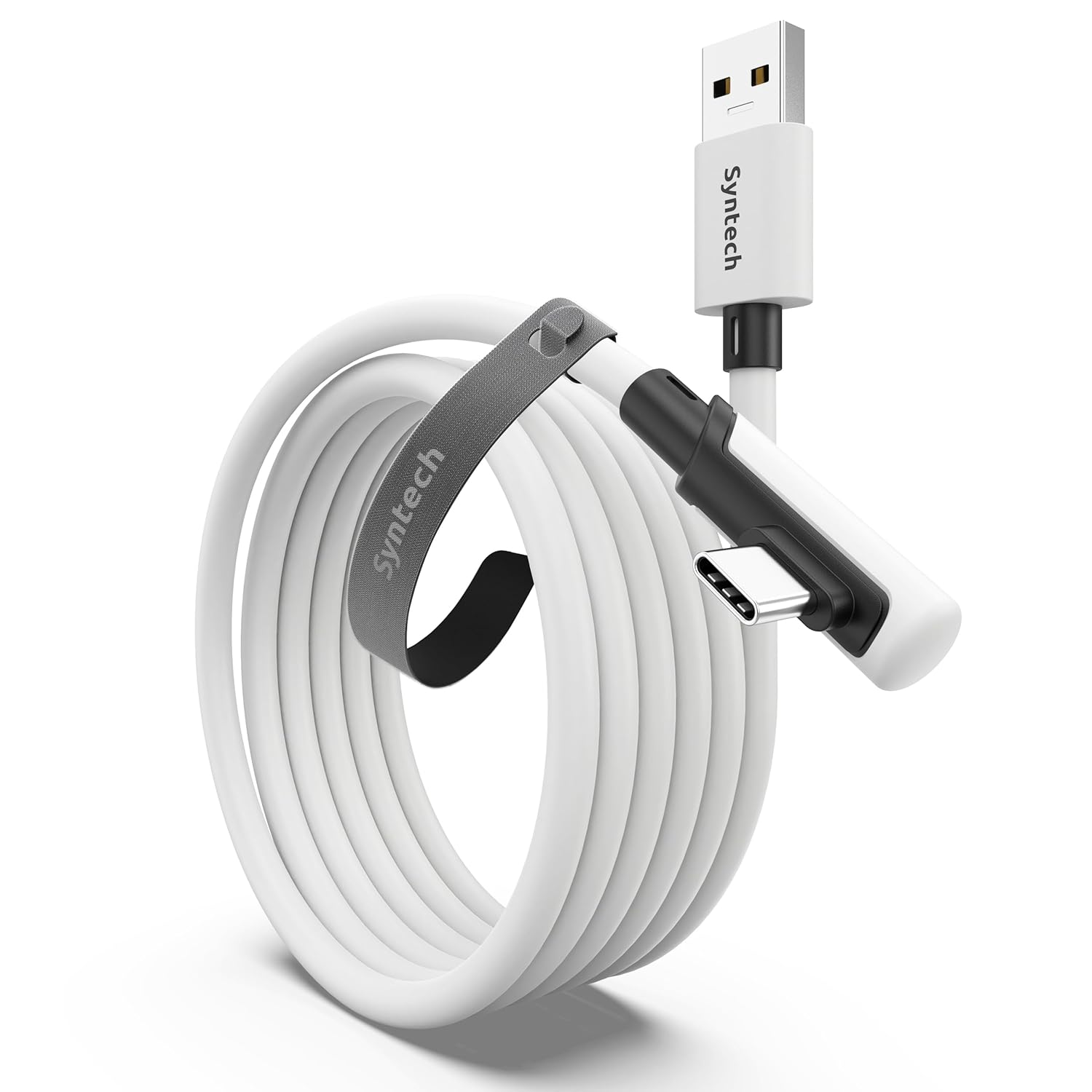 Syntech Link Cable 10 FT Compatible with Oculus/Meta Quest 3/Meta Quest 3S, Quest2/Pro/Pico 4/Ultra Accessories and PC/SteamVR, High Speed PC Data Transfer, USB 3.0 to USB C Cable for VR Headset