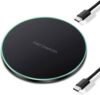 20W Fast Wireless Charger Pad,Wireless Phone Charging Station Compatible with iPhone 16 Pro/16/15/14/13/12/11/SE/X/AirPods,15W Fast Charge for Samsung Galaxy S24/S23/S22/S21/Note/Buds,Pixel,LG