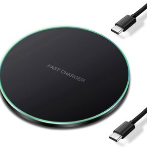 20W Fast Wireless Charger Pad,Wireless Phone Charging Station Compatible with iPhone 16 Pro/16/15/14/13/12/11/SE/X/AirPods,15W Fast Charge for Samsung Galaxy S24/S23/S22/S21/Note/Buds,Pixel,LG