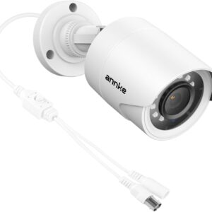 ANNKE 1080p Security Camera 4-in-1 CCTV Bullet Wired Cam, AHD/TVI/CVI/CVBS, Analog Surveillance Video Add–On Cams for Indoor/Outdoor Use, 100ft Clear Night Vision (Power Adapter Not Included)