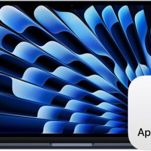 Apple 2025 MacBook Air 13-inch Laptop with M4 chip: Built for Apple Intelligence, 13.6-inch Liquid Retina Display, 16GB Unified Memory, 256GB SSD Storage, Touch ID; Midnight with AppleCare+ (3 Years)