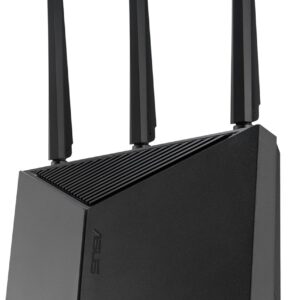 ASUS RT-BE86U BE6800 Dual-Band WiFi 7 Router, Supports 4096-QAM, MLO, AI WAN Detection, AiMesh, Subscription-Free Network Security, and Comprehensive VPN Features, Guest Network Pro, Gaming